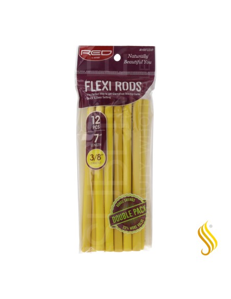 Red Kiss Flexi Rods 7" 3.8 Value Pack 12 Pièces