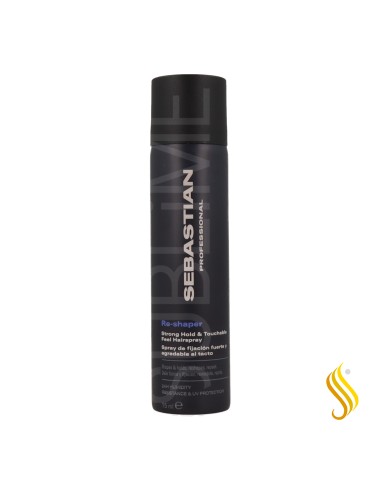 Spray de cabelo Sebastian Re-Shaper com fixação forte e toque suave, 75 ml