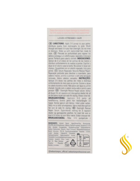 Sérum Réparateur Nuit Sebastian Penetraitt 100 ml