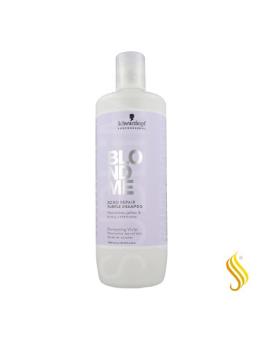Shampoo Schwarzkopf Blondme Bond Repair Roxo 1000 ml
