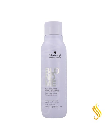 Shampoing violet réparateur Schwarzkopf Blondme Bond Repair 300 ml