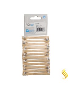 EUR Bigudí 12 Madera Mediano Nº3 (01546) 2