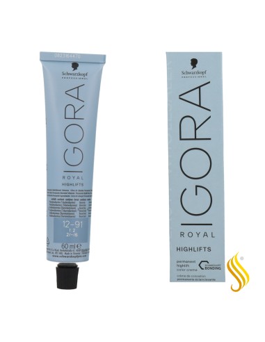 Schwarzkopf Igora Royal Highlifts 12-91 – Blond cendré ultra clair 60 ml