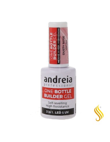 Gel fixateur Andreia One Bottle Builder Gel Faible Viscosité Rose Poudré 14 ml