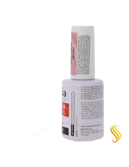 Gel fixateur Andreia One Bottle Builder Gel Faible Viscosité Rose Poudré 14 ml