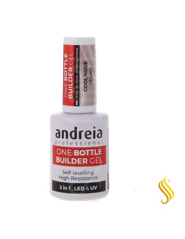 Andreia One Bottle Builder Gel Baixa Viscosidade Nude Fresco 14 ml