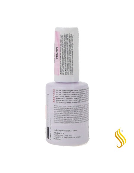 Gel Builder Andreia One Bottle, faible viscosité, rose pâle, 14 ml