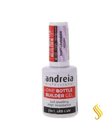Andreia One Bottle Builder Gel Baixa Viscosidade Suave Lavanda 14 ml