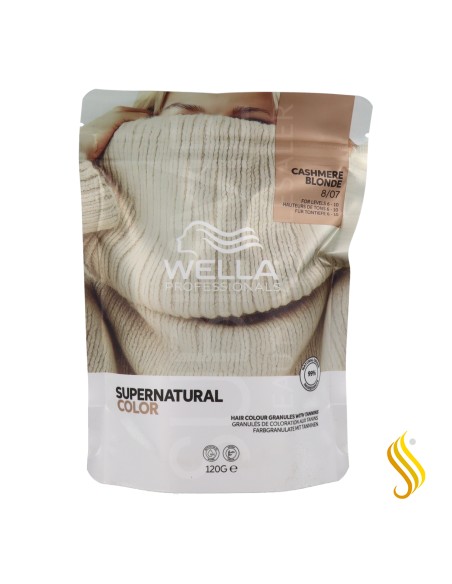 Wella Supernatural Color 8/07 – Rubio Claro (Rubio Cachemira) 120 g