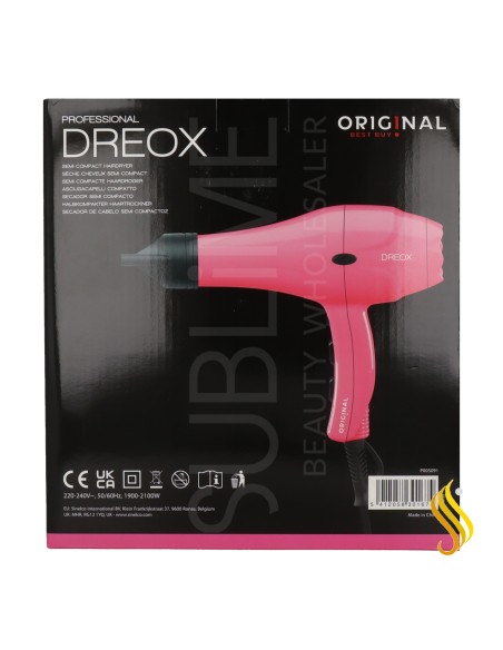 Sèche-linge semi-compact Sinelco Dreox SS26 Rose fluorescent (P005091)