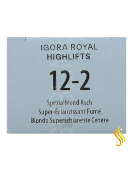 Schwarzkopf Igora Royal 12-2 – Super Aclarante Rubio 60 ml