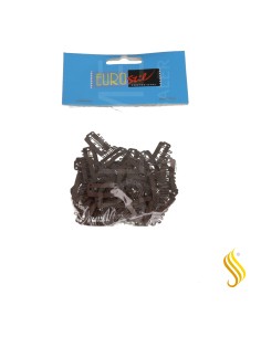 Sachet Eurostil de 50 clips pour extensions de cheveux, marron, 2,3 cm