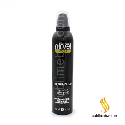 Nirvel Green Color Mousse Ash Dark 300 Ml