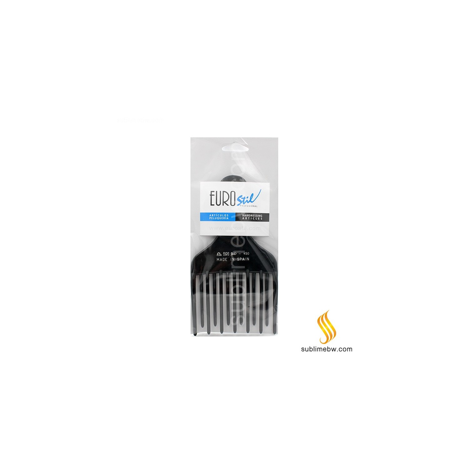 Eurostil Peine Ahuecado Profesional Doble Pua (00450)