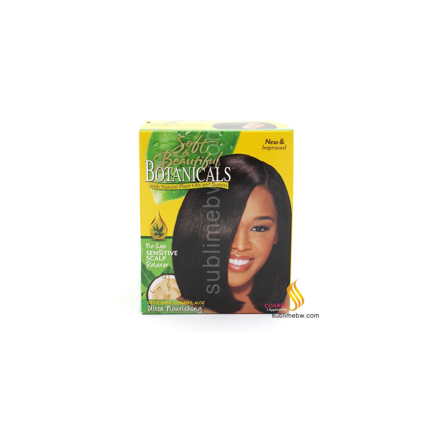 Soft & Beautiful Botanicals Relaxer Kit Coarse