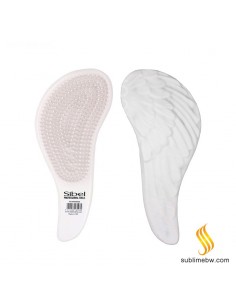 Sinelco Brosse Sibel Mini D-meli-melo Ailes D'ange Blanc