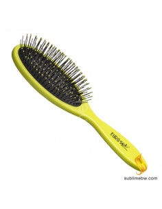 Eurostil Brush Oval Big Green Fluorine (04281)