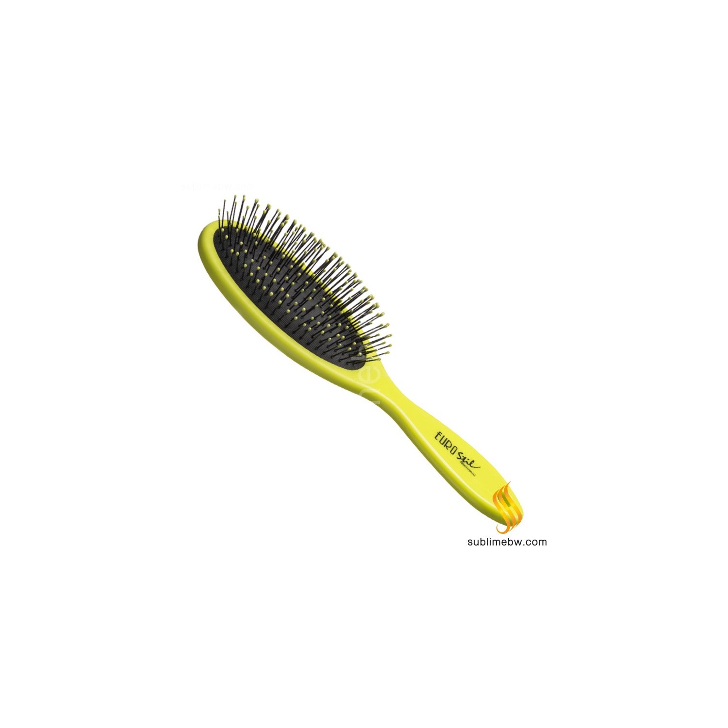 Eurostil Brosse Ovale Grand Vert Fluor (04281)