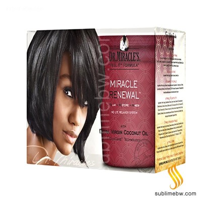 Dr.Miracle Renewal No Lye Relaxer Huile de coco extra-vierge Super