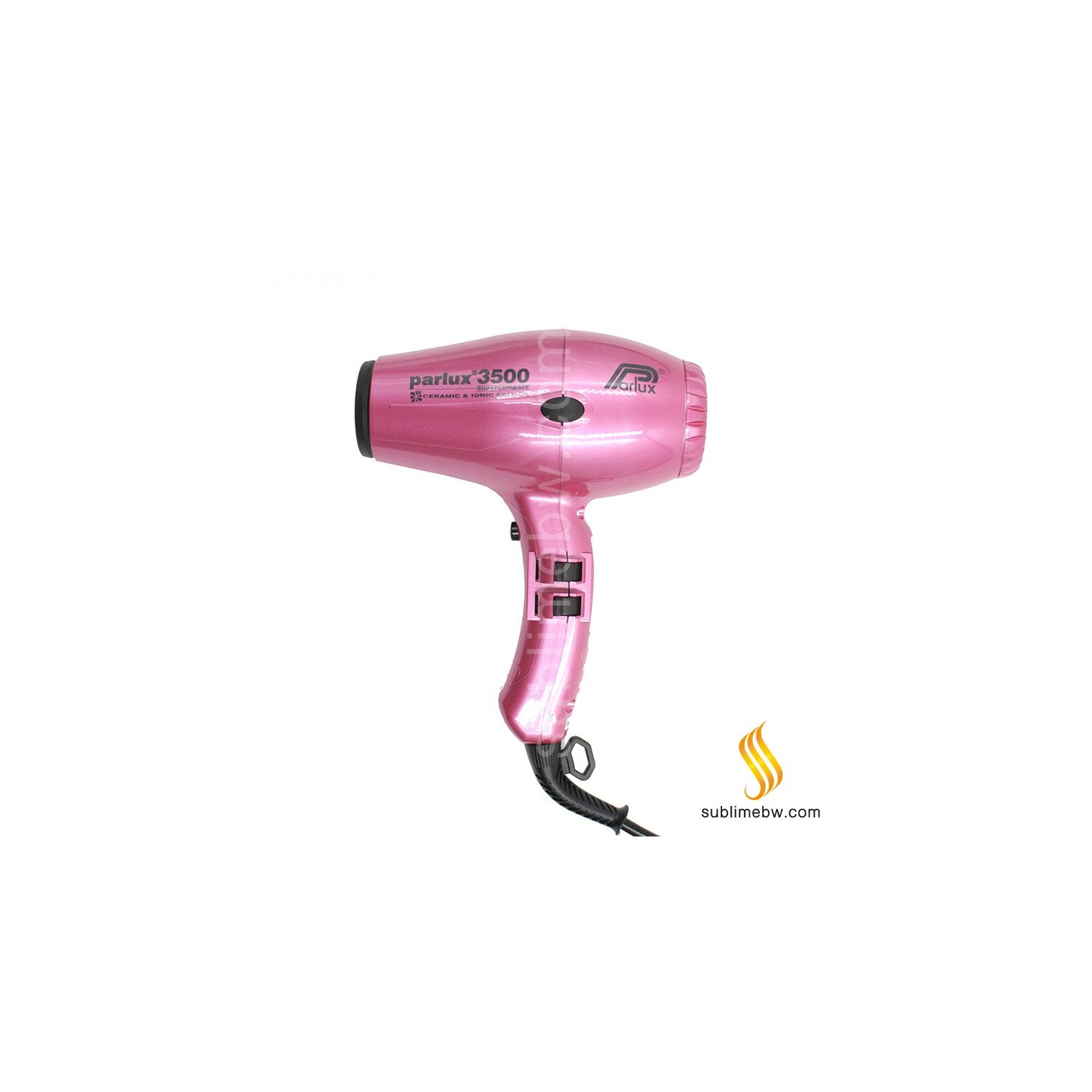 Parlux Hair Dryer Ceramic Ionic 3500 Pink