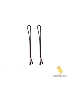 Eurostil 200 Clips Com Bola Negro 5cm (01863/50)