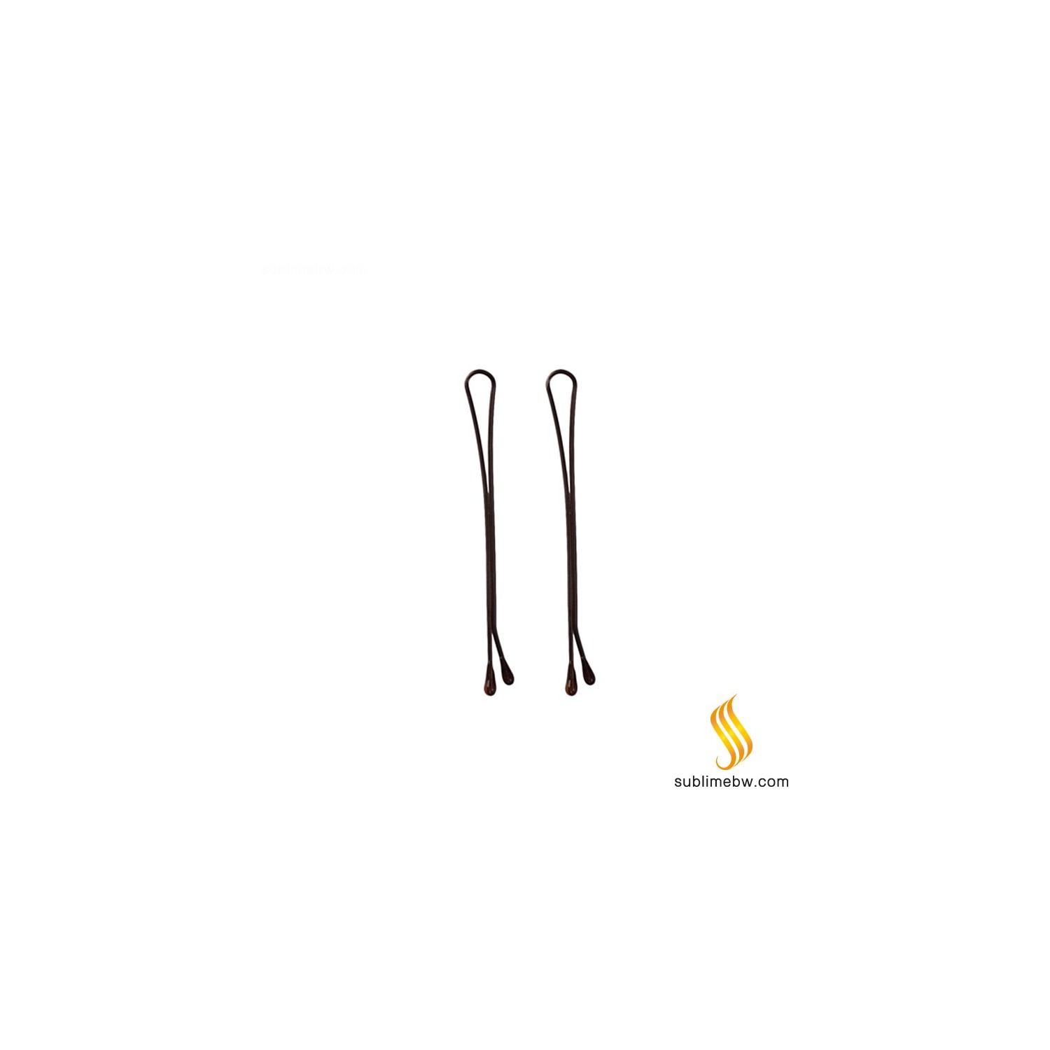 Eurostil 200 Clips Com Bola Negro 5cm (01863/50)