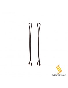 Eurostil 200 Clips With Ball Black 6cm (01862/50)