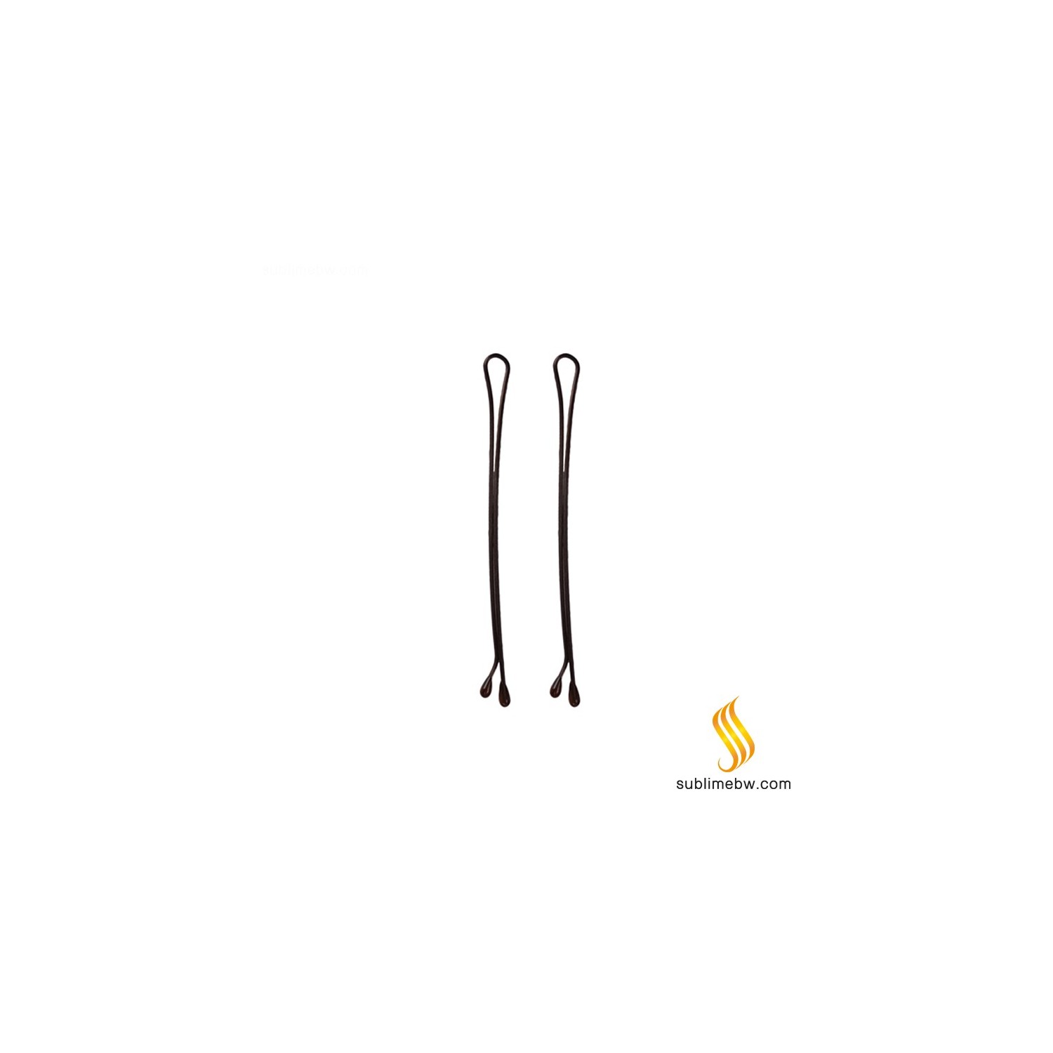 Eurostil 200 Clips Com Bola Negro 6cm (01862/50)