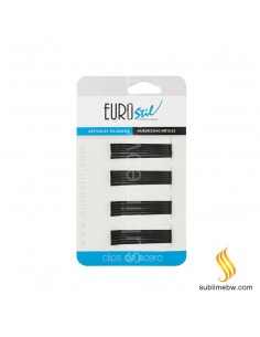 Eurostil 24 Pinces Noir Mate 50mm (04484/50)