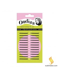 Eurostil Cartão 24 Miniclips 2.5cm Negros