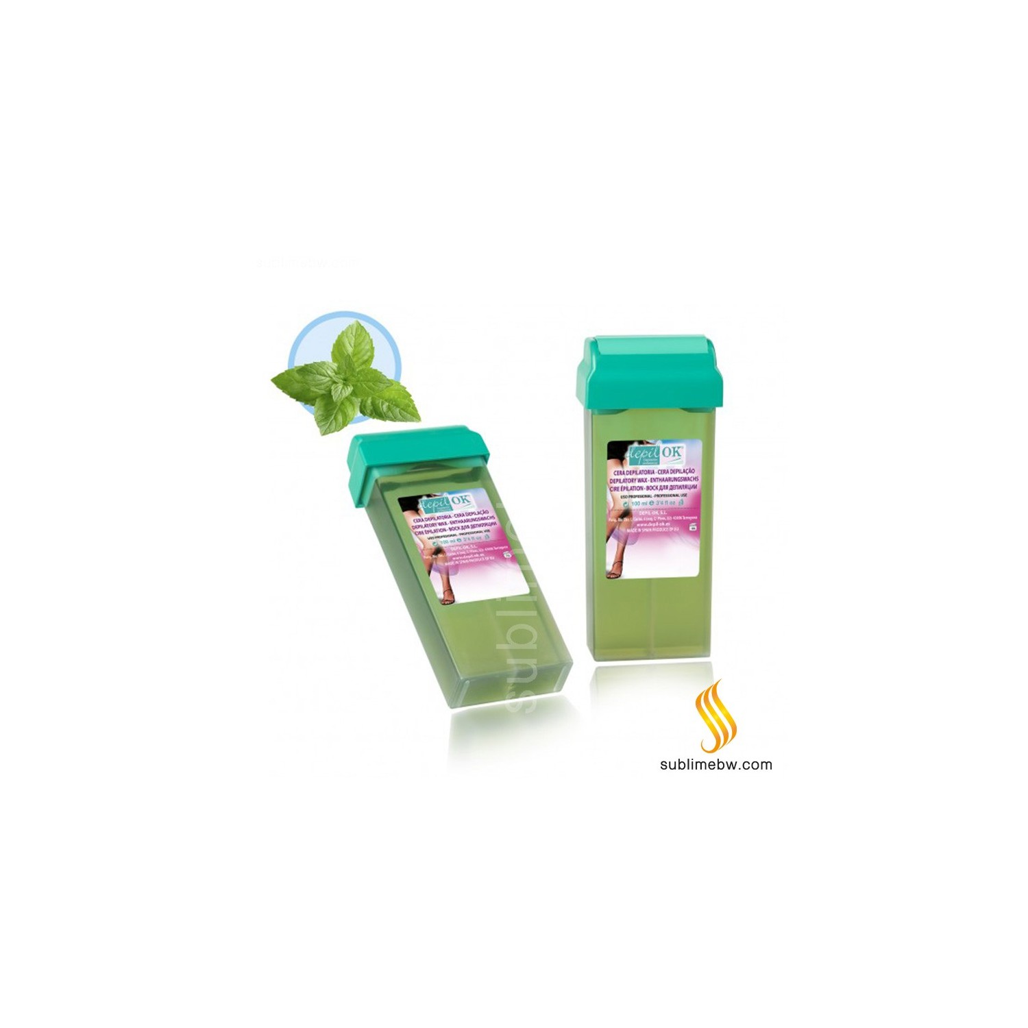 Depil-ok Roll-on Compact Menthe 100 Ml