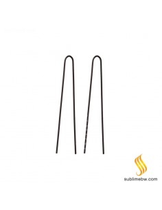 Eurostil 200 Horquillas Negras 70mm (01859/50)