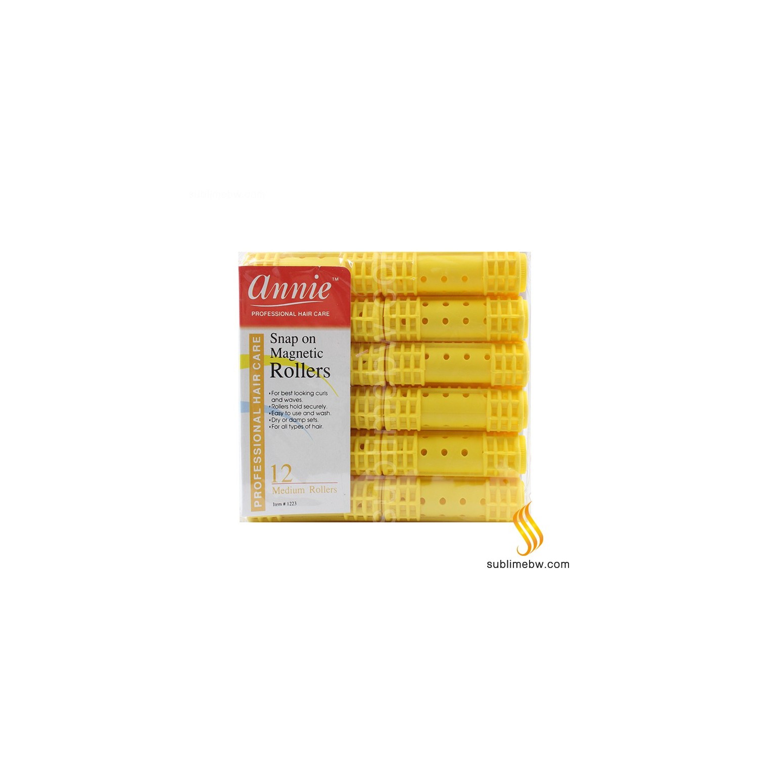 Annie Rollers Mag Yellow (12/med) 1223