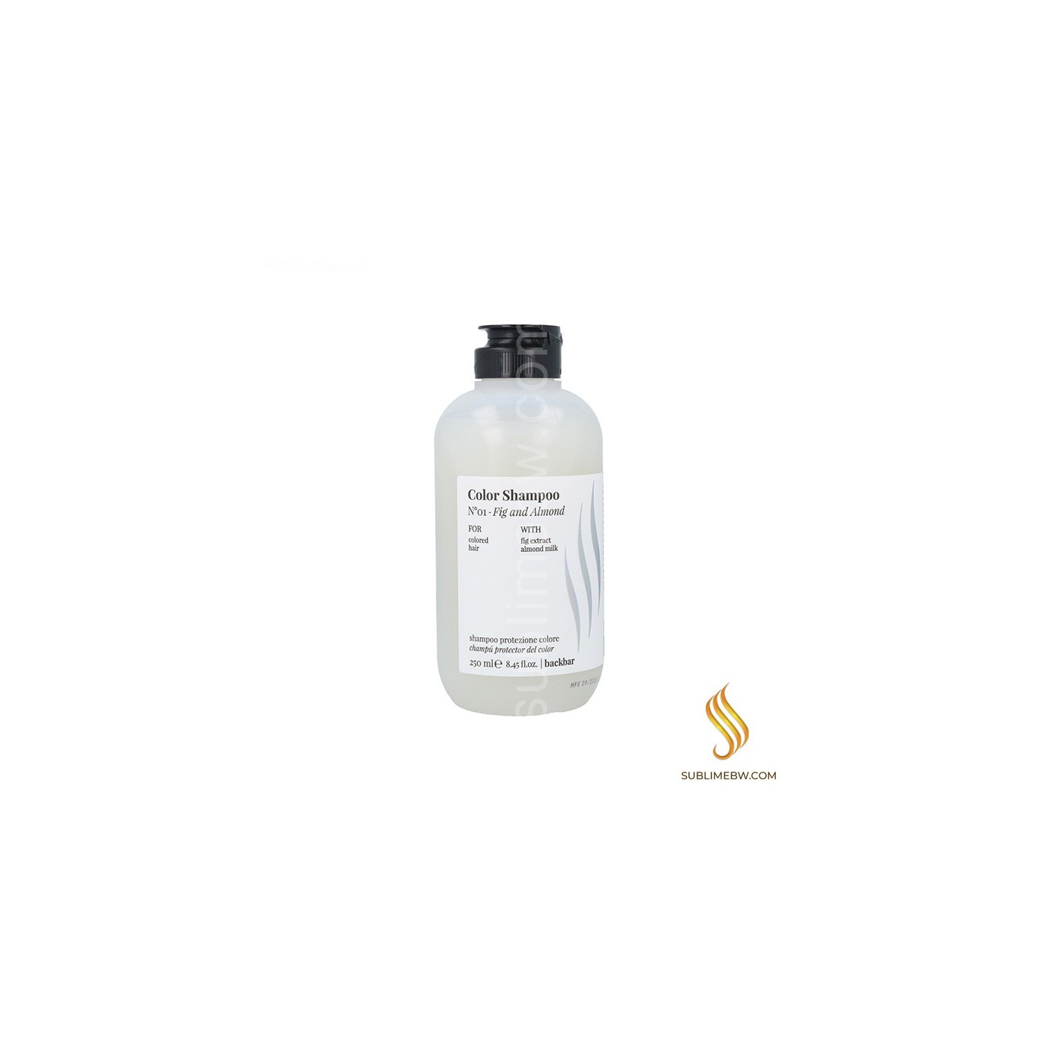 Farmavita Back Bar Nº/01 Shampooing Couleur 250ML (Cheveux Teints)