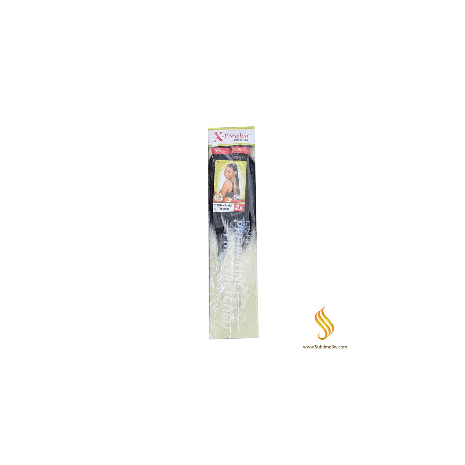 X-PRESSION PRE-PEIGNE T1B/WHITE (1X2)