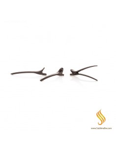 Xanitlia Pro Black Plastic Tweezers 11.5 cm. X6