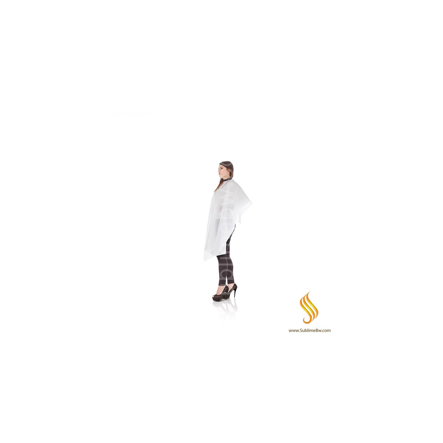 Cape Xanitlia Pro Cut 100% polyester blanc 125x145 cm.