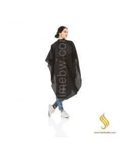 Xanitlia Pro Court Cape 100% Black Polyester 125x145 cm.