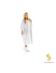 Capa com Corte em Poliéster Xanitlia Pro Branco HD 130x150 cm. Fechamento de 6 botões