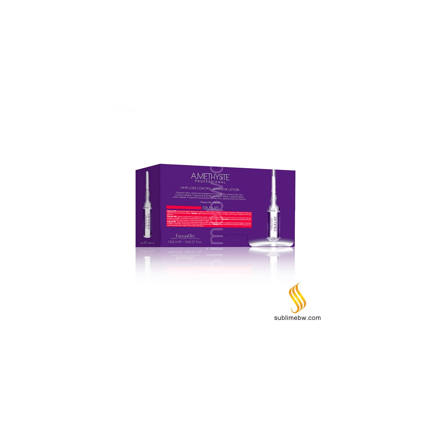 Farmavita Amethyste Hair Perte Control Lotion Intensa 12x8 Ml