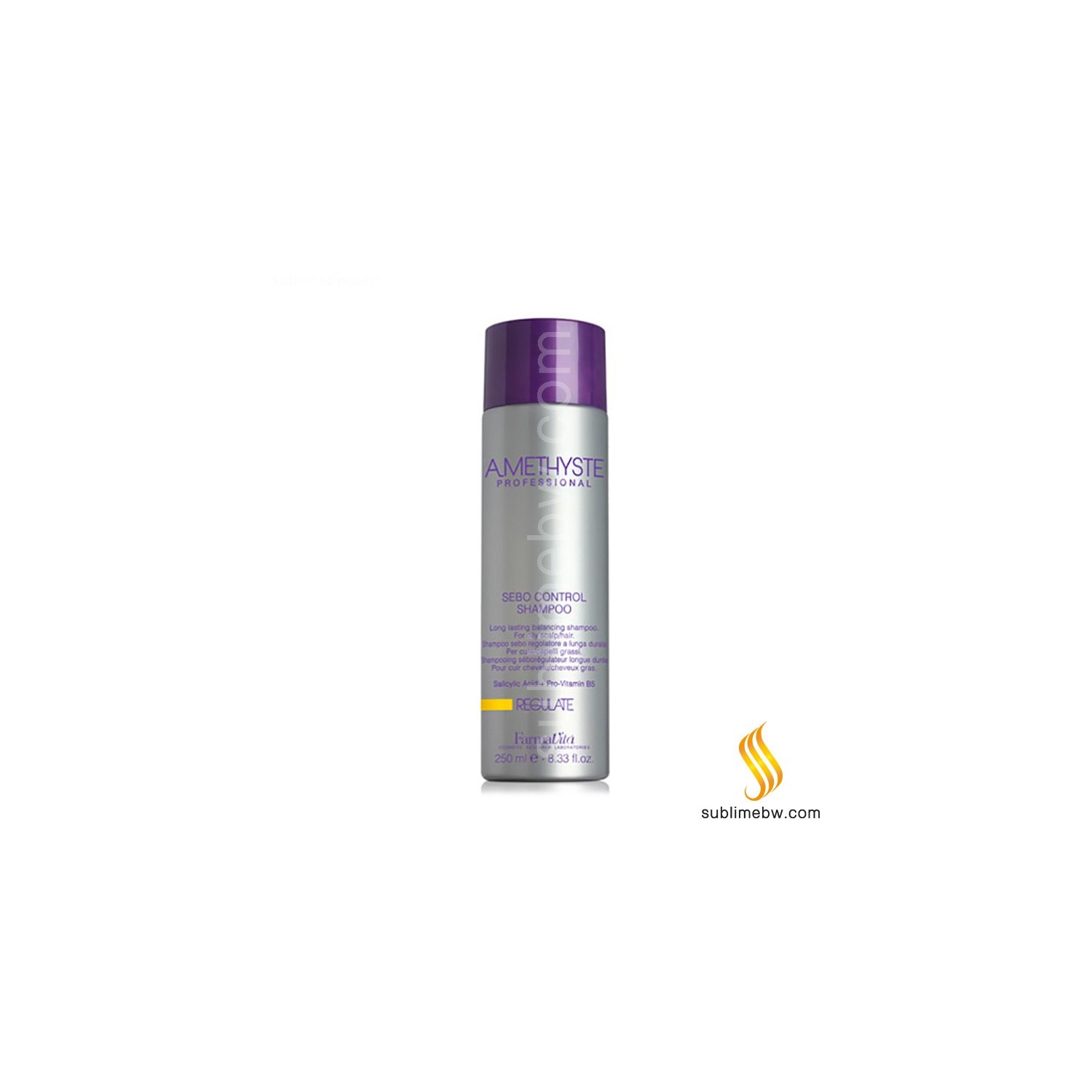 Farmavita Amethyste Regulate Sebo Control Shampooing 250 Ml