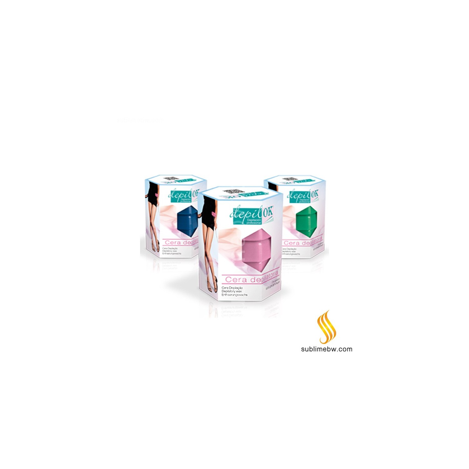 Depil-ok Cera Rosa 6 Pilulas 300 Gr