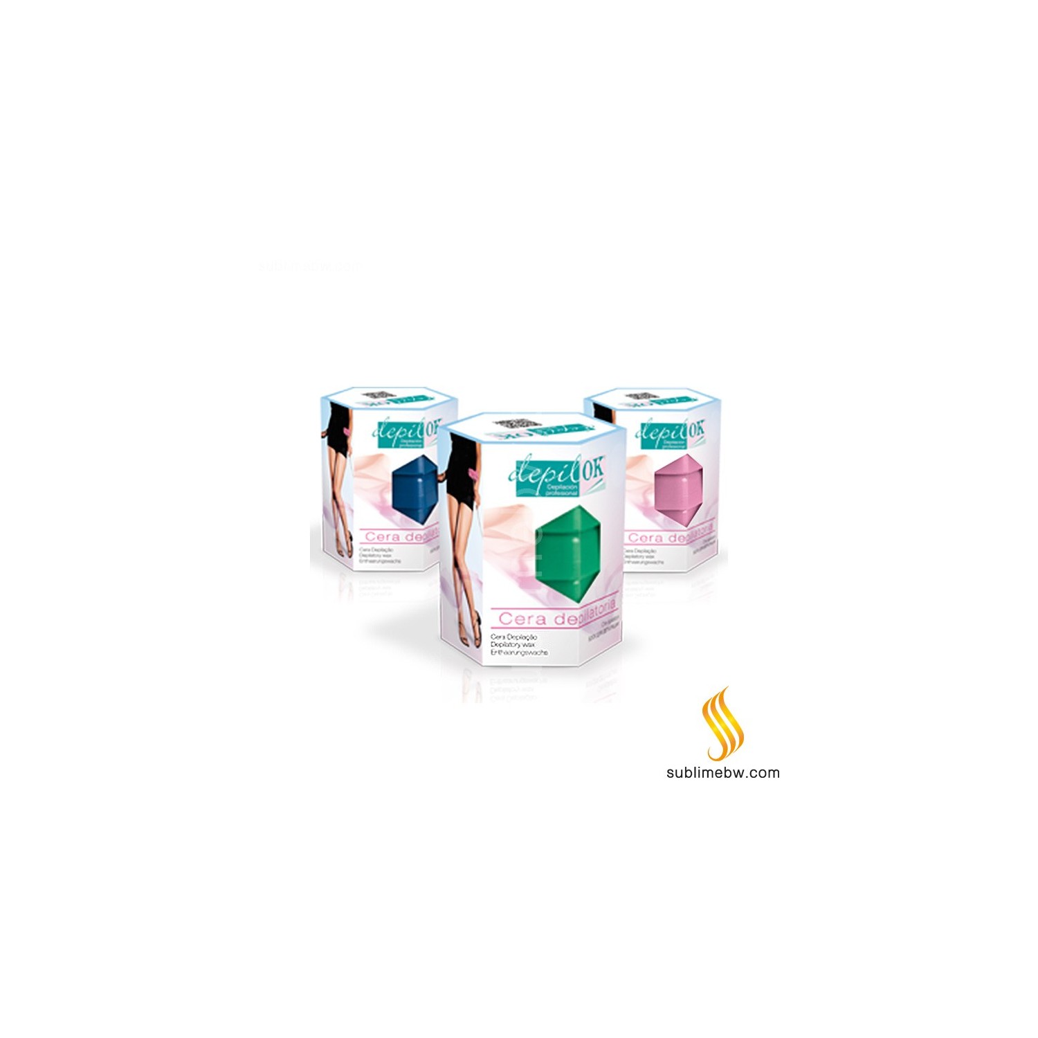 Depil-ok Cire Vegetal 6 Pastilles 300gm