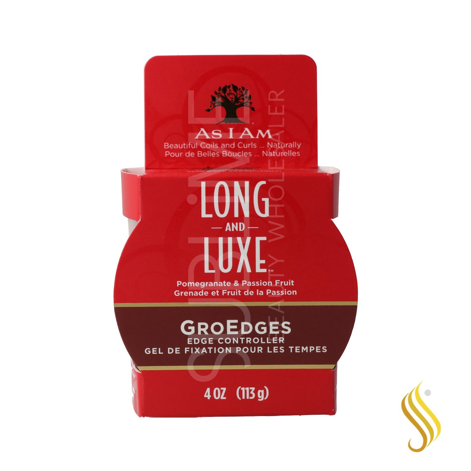 As I Am Long And Luxe Gro Edges 113G/4Oz