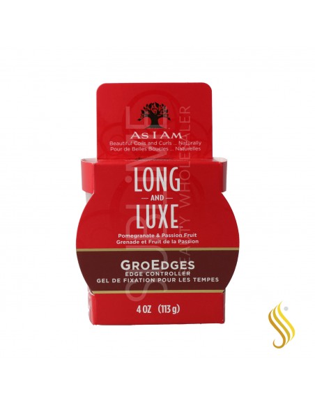 As I Am Long And Luxe Gro Edges 113G/4Oz
