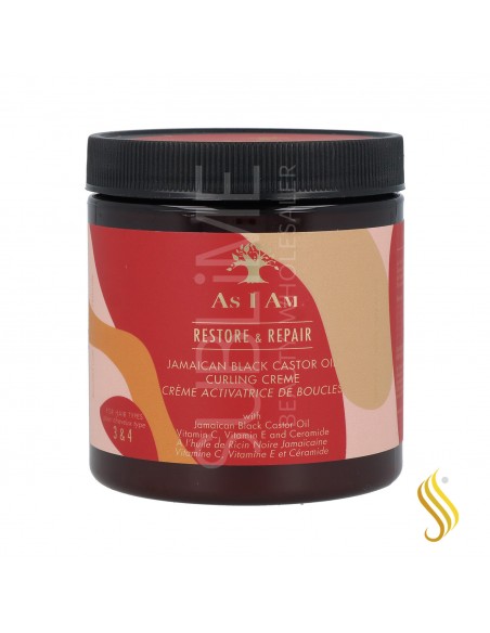 As I Am Jamaican Black Castor Oil Curling Cream 227G/8Oz
