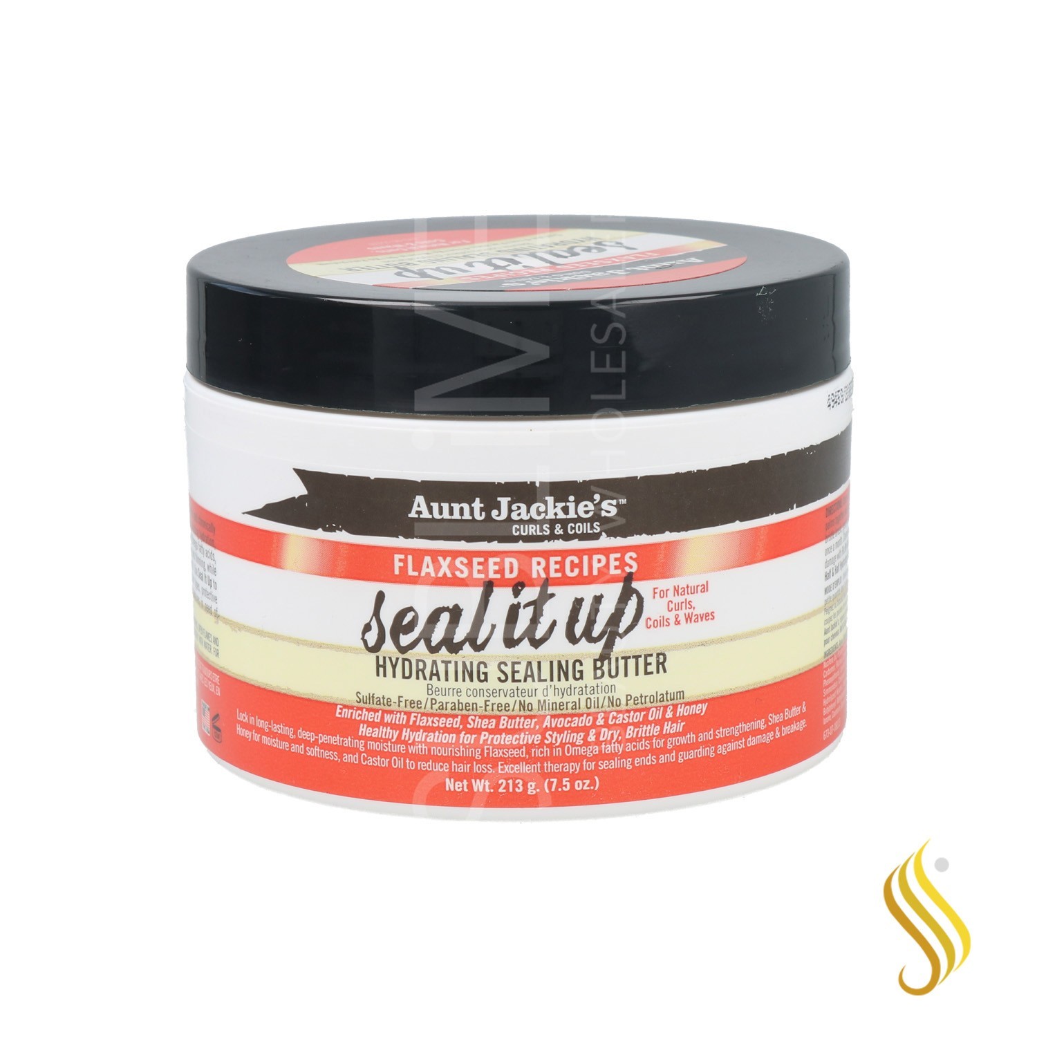 Aunt Jackie'S Curls & Coils Flaxseed Seal It Up Sealer Butter Moisturizing 213G/7.5Oz
