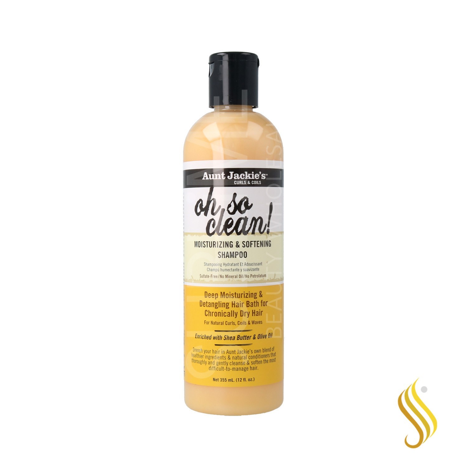 Aunt Jackie's Oh So Clean Shampooing Hydratant 12OZ/355ML