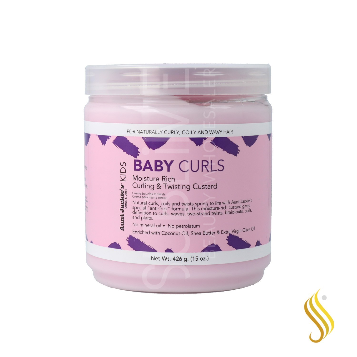 Aunt Jackie's Kids Baby Curls Twisting Custard 426G/15OZ