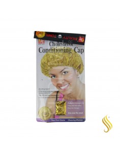 Beauty Town Colesterol Bonnet Conditionneur D'Or (Auto-Échauffement 02521)
